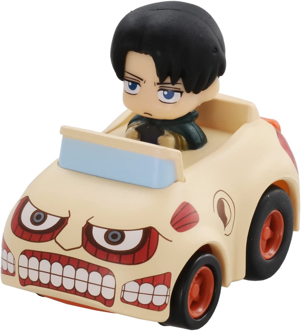 (現貨)進擊的巨人 TAKARA TOMY 阿Q迴力車 MIX QM-10 利威爾 兵長