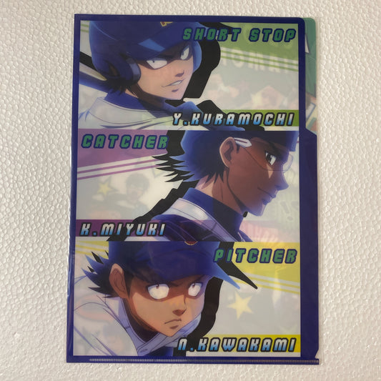(現貨)鑽石王牌 Ace of Diamond 3層A4文件夾 File 一年生