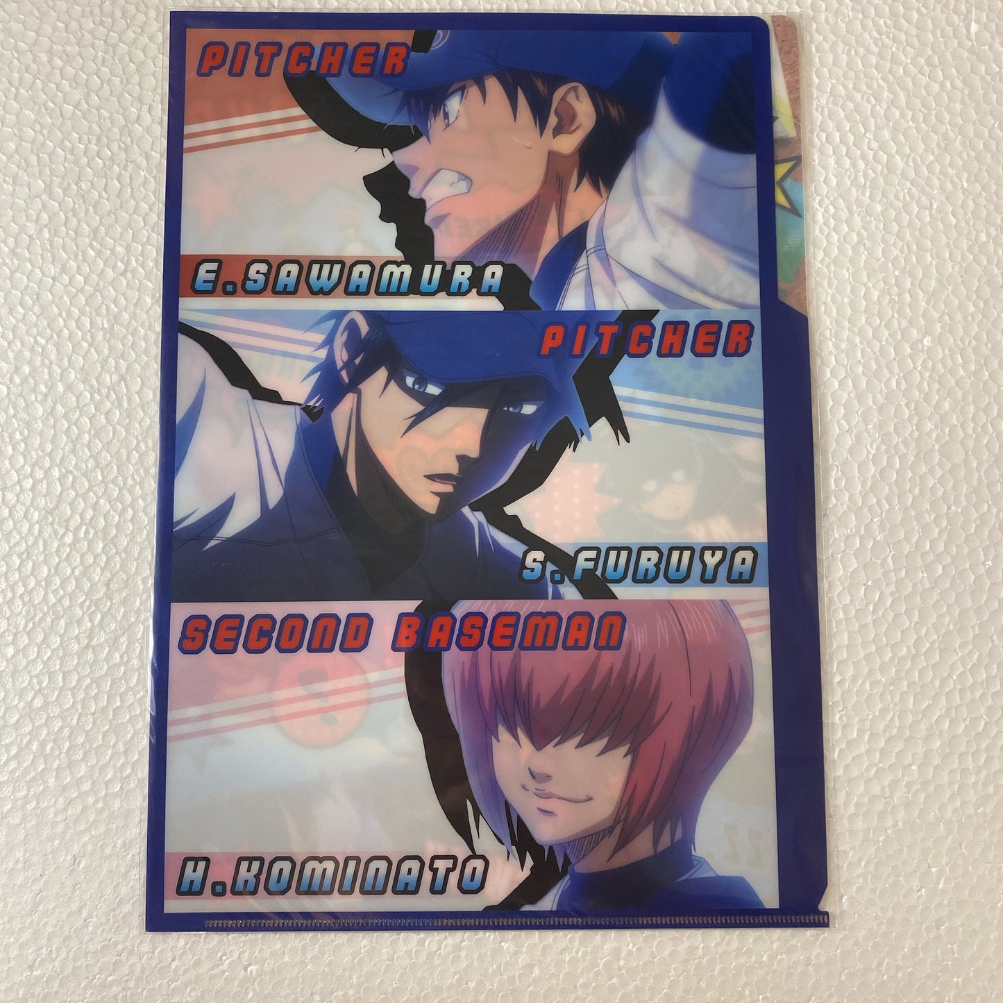 (現貨)鑽石王牌 Ace of Diamond 3層A4文件夾 File 二年生