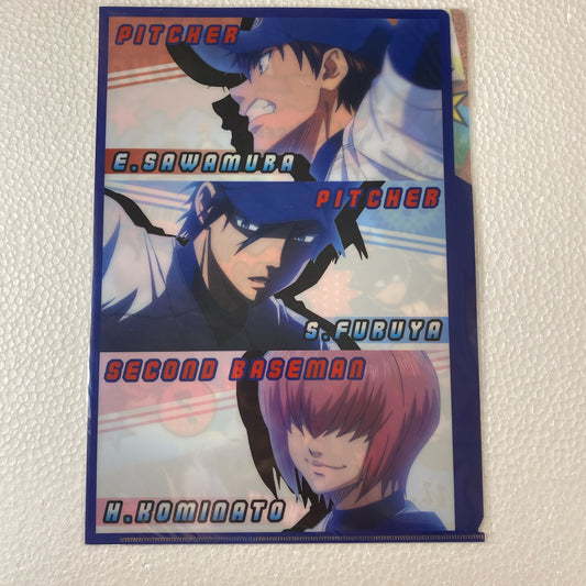 (現貨)鑽石王牌 Ace of Diamond 3層A4文件夾 File 二年生
