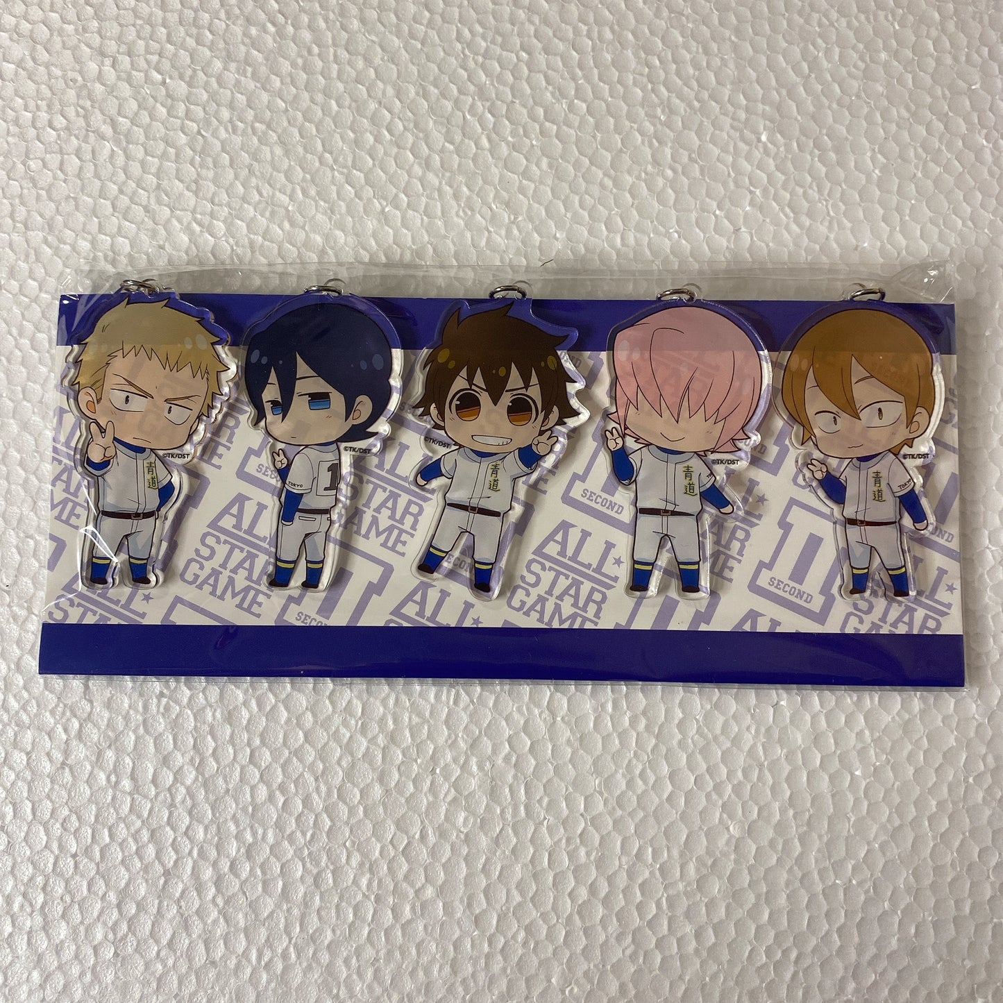 "Ace of Diamond" All Star Game II Acrylic KeychainSET Seidou High School 1st year student