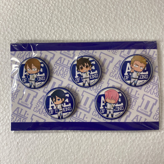 (現貨)鑽石王牌 Ace of Diamond All Star Game II 徽章/襟章SET 青道1年生