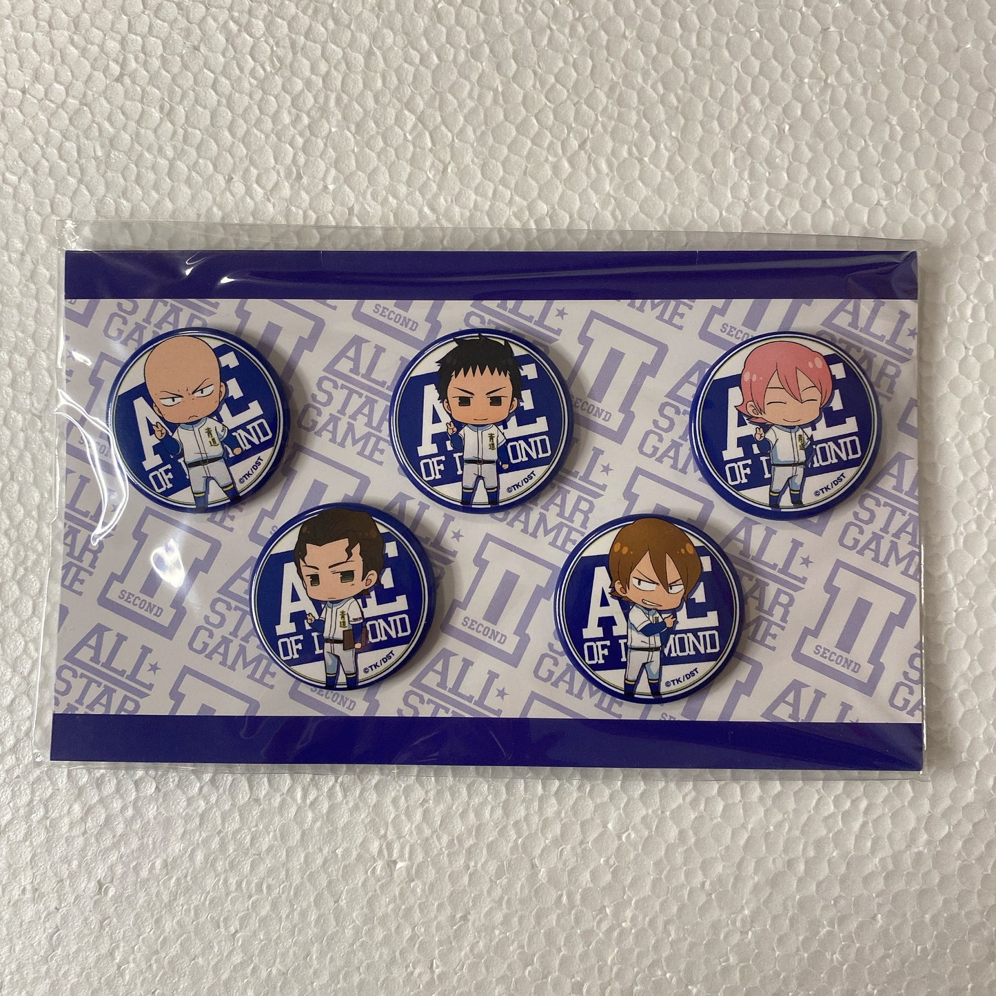 "Ace of Diamond" All Star Game II Badge SET Seidou High School 3rd year student