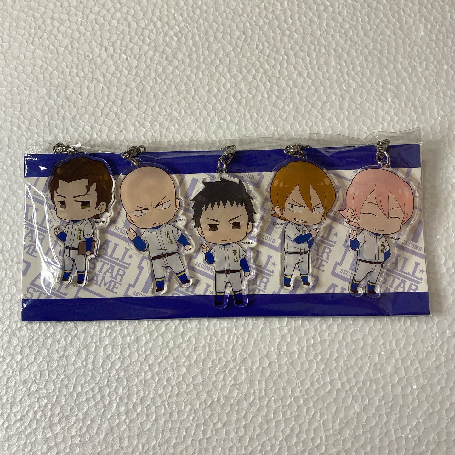 "Ace of Diamond" All Star Game II Acrylic KeychainSET Seidou High School 3rd year student