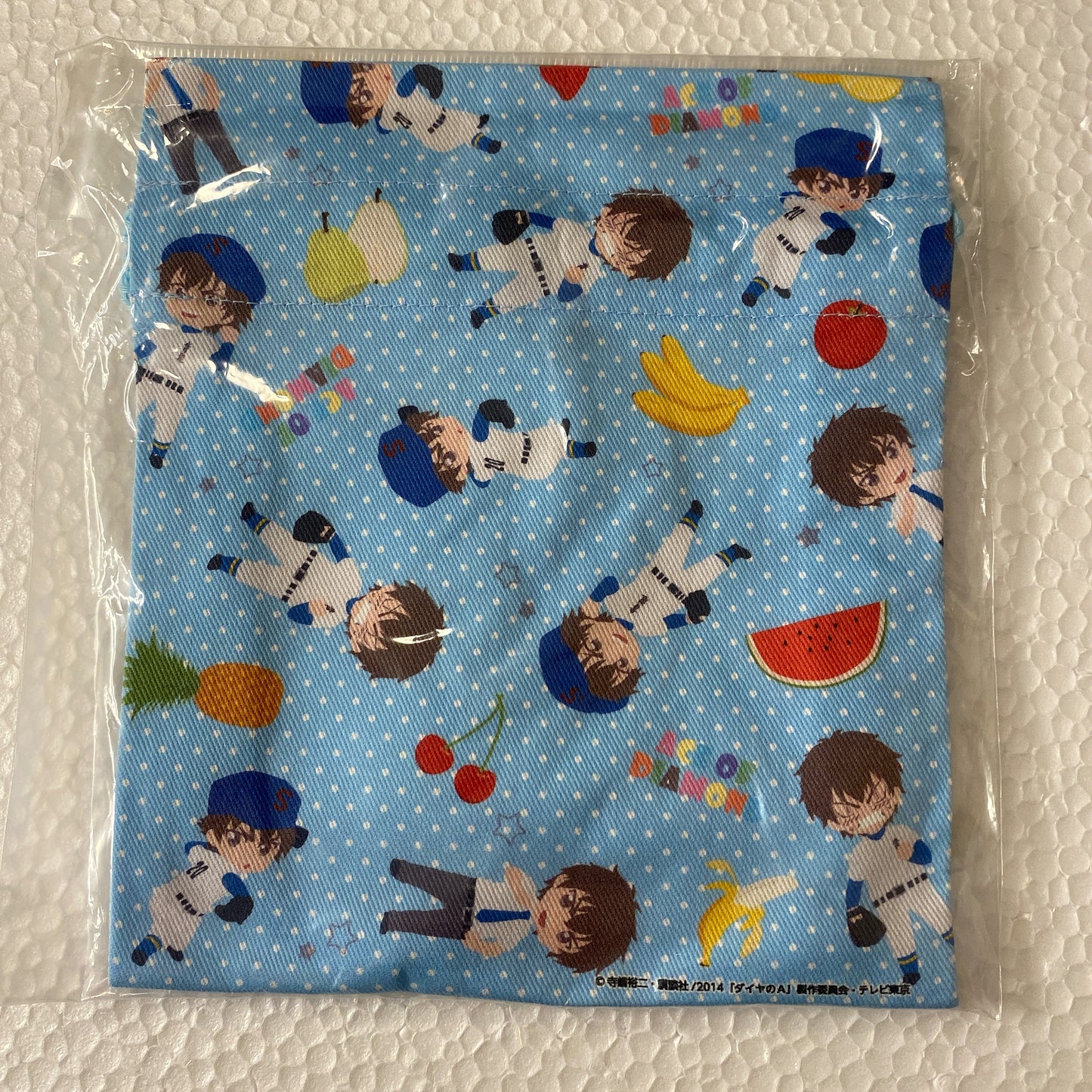 "Ace of Diamond" Drawstring Bag Sawamura Eijun