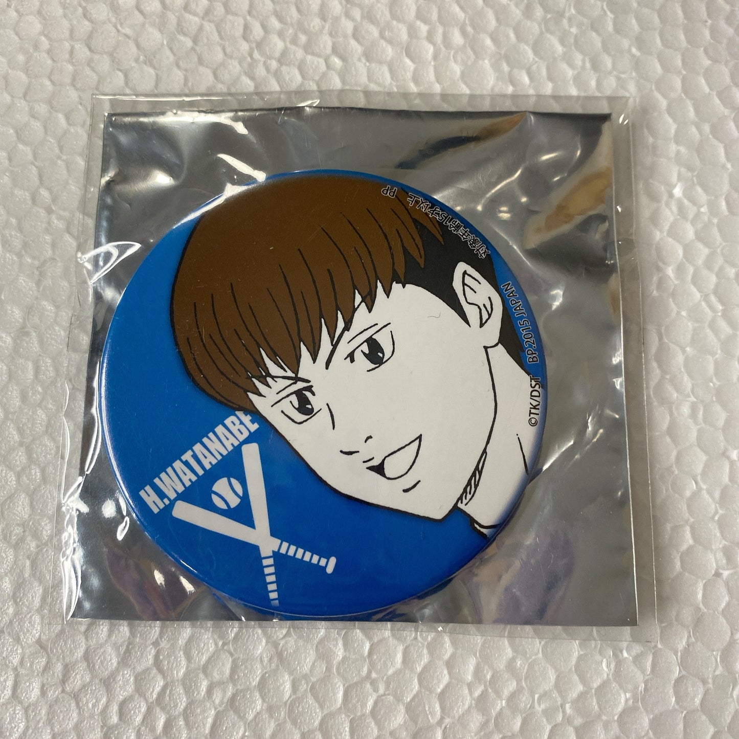 "Ace of Diamond" Can Badge Watanabe Hisashi