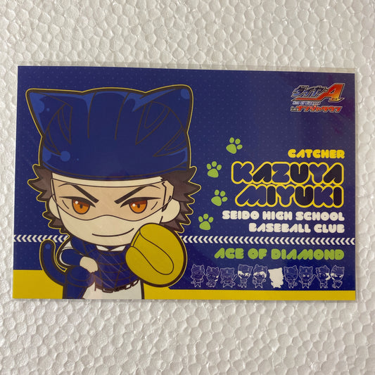 (現貨)鑽石王牌 Ace of Diamond NAMJATOWN限定 貓耳 Postcard  御幸一也