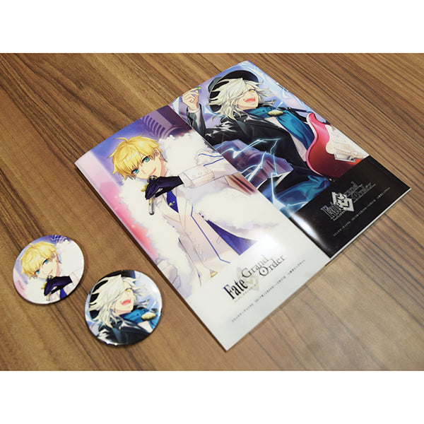 (現貨)C93 Fate/Grand Order FGO 冨士原良插圖繪製使用 巖窟王&亞瑟王 「サーヴァント対抗!白黒歌合戦」商品SET