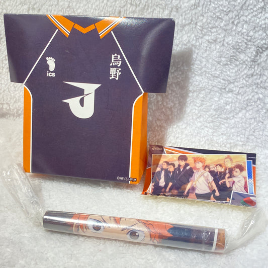 Haikyu!! J-WORLD Limited T-shirt shaped box Sticker Poster Karasuno High